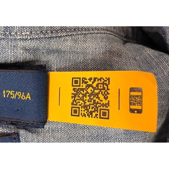 Polo Ralph Lauren Classic Fit Untucked Indigo Chambray Shirt Men's Medium $125 - Picture 16 of 16